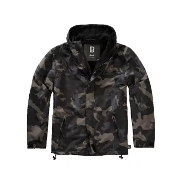 Windbreaker Frontzip - dark camo