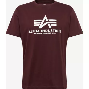 Basic T - deep maroon