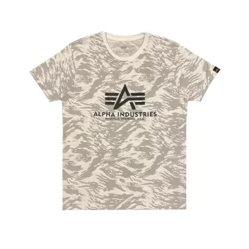 Basic T Camo - brushstroke white