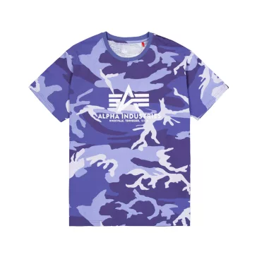 Basic T Camo - night purple camo