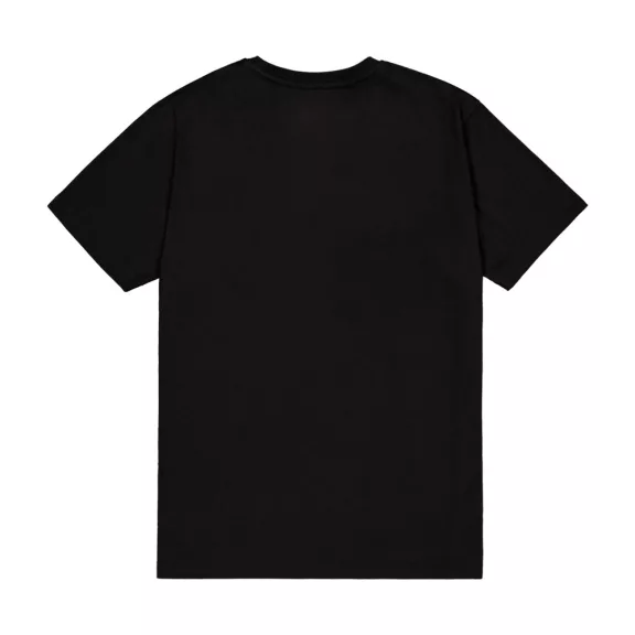 Basic Big Logo Effect Print T-Shirt - black