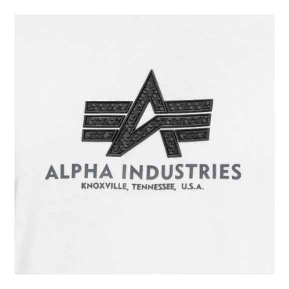 Basic T Rubber - white/black