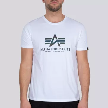 Basic T Rainbow Reflective - white