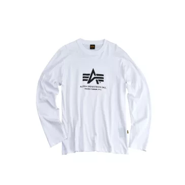 Basic T LS - white