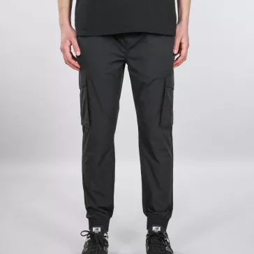Nylon Cargo Jogger - black