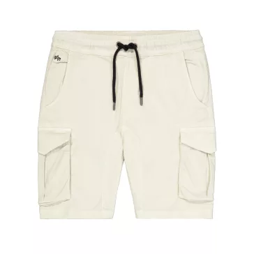 Cotton Twill Jogger Short - stone