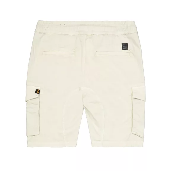 Cotton Twill Jogger Short - stone