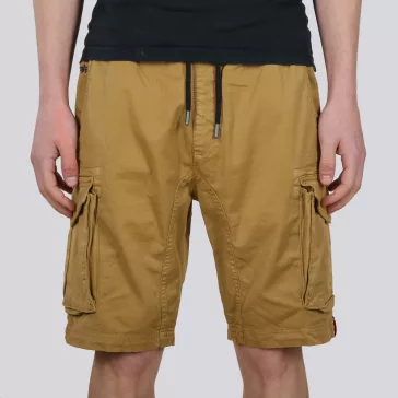 Cotton Twill Jogger Short - khaki