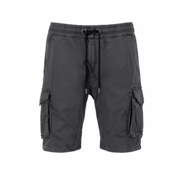 Cotton Twill Jogger Short - vintage grey