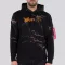 Lightning AOP Hoody - black/orange