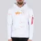 Lightning AOP Hoody - white/orange