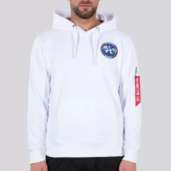 Apollo Mission Hoody - white