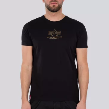 Basic T ML Foil Print - black