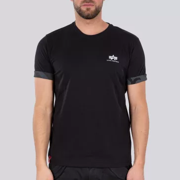 Roll-Up Sleeve T - dark olive camo