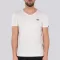 Basic V Neck T Small Logo - jet stream white