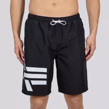 Side Print Board Short - black