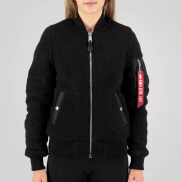 MA-1 VF Teddy Woman - black