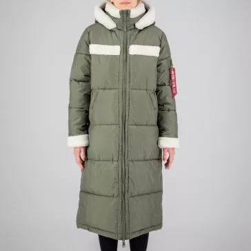 Puffer Coat ZH Woman - sage green