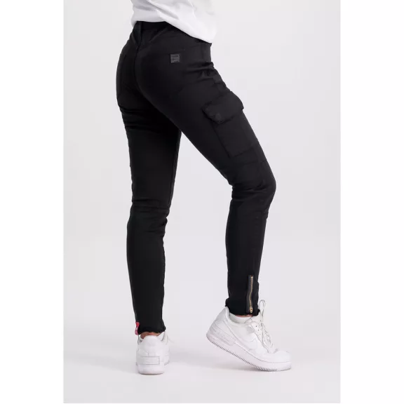 Cargo Zip Pant Woman - black