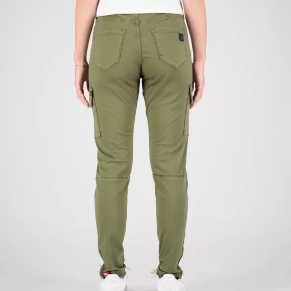 Cargo Zip Pant Woman - olive