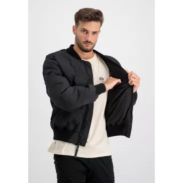 MA-1 EMB Logo Puffer - black