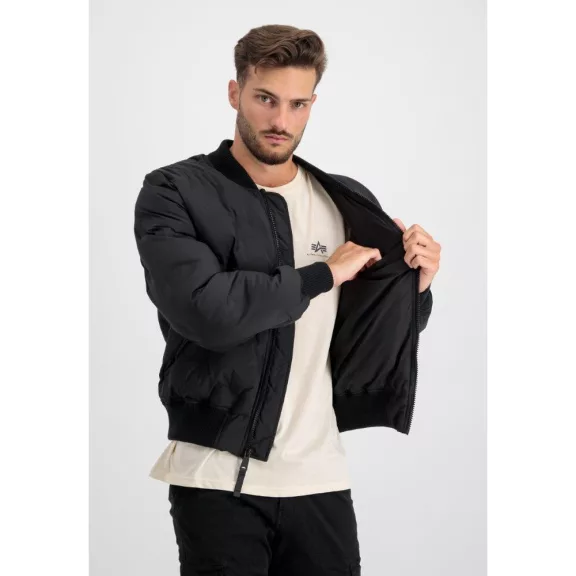 MA-1 EMB Logo Puffer - black