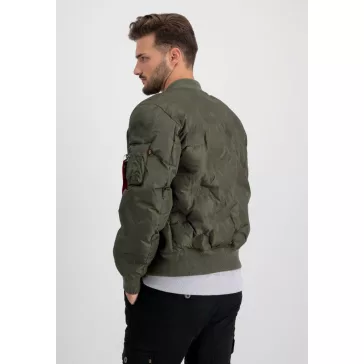 MA-1 EMB Logo Puffer - dark olive