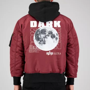 MA-1 VF Hood Dark Side - burgundy