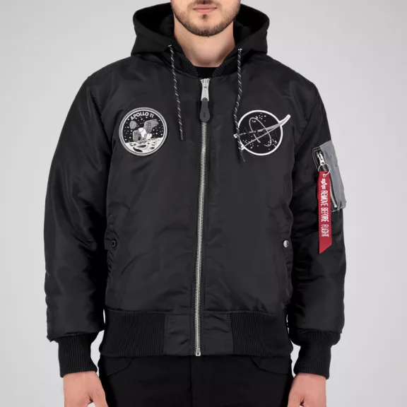 MA-1 VF Hood Dark Side - black/reflective