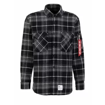 Flannel Shirt - black/grey