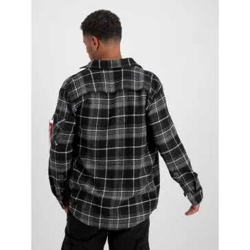 Flannel Shirt - black/grey