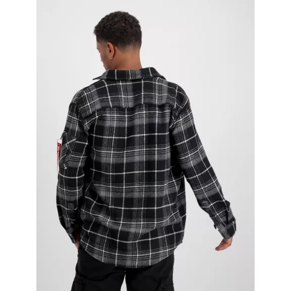 Flannel Shirt - black/grey