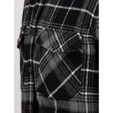 Flannel Shirt - black/grey