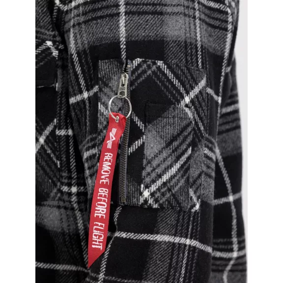 Flannel Shirt - black/grey
