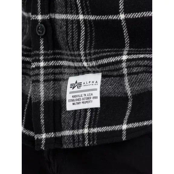 Flannel Shirt - black/grey
