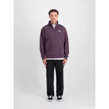 Half Zip Sweater SL - plum