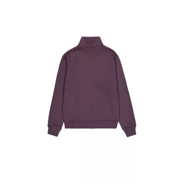 Half Zip Sweater SL - plum