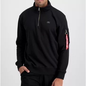 X-Fit Half Zip Sweater - black
