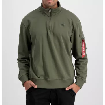 X-Fit Half Zip Sweater - dark green
