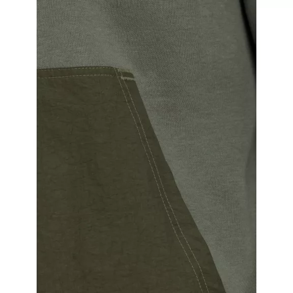 Nylon Pocket Hoody - dark olive