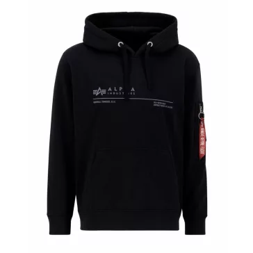 AI Reflective Hoody - black