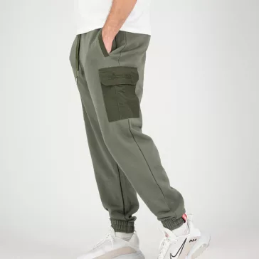 Sweat Nylon Cargo Jogger - dark olive