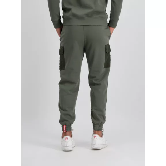 Sweat Nylon Cargo Jogger - dark olive