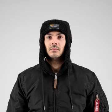 Alpha Teddy Hat - black