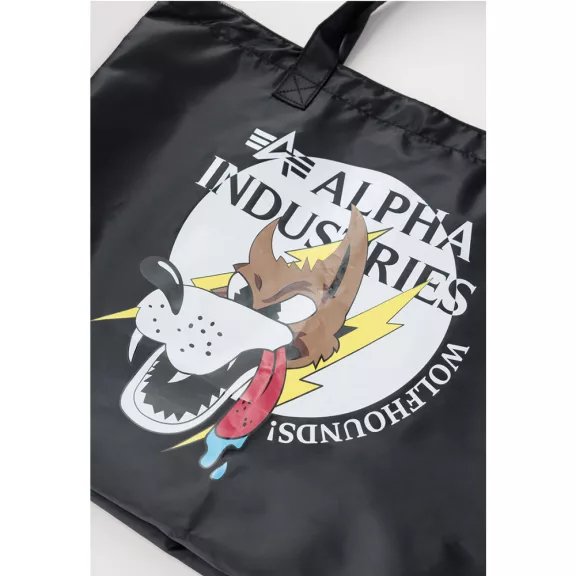 Wolfhounds Zip Shopper - black