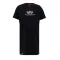 Basic T Long G Woman - black/silver