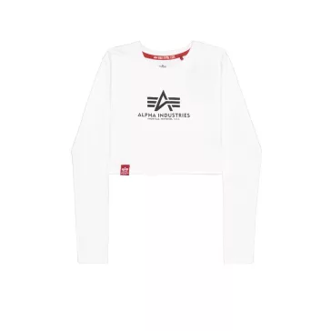 Basic Cropped LS - white