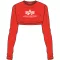 Basic Cropped LS - atomic red