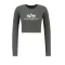 Basic Cropped LS - vintage grey