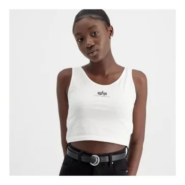 Basic Crop-Tank SL Woman - white